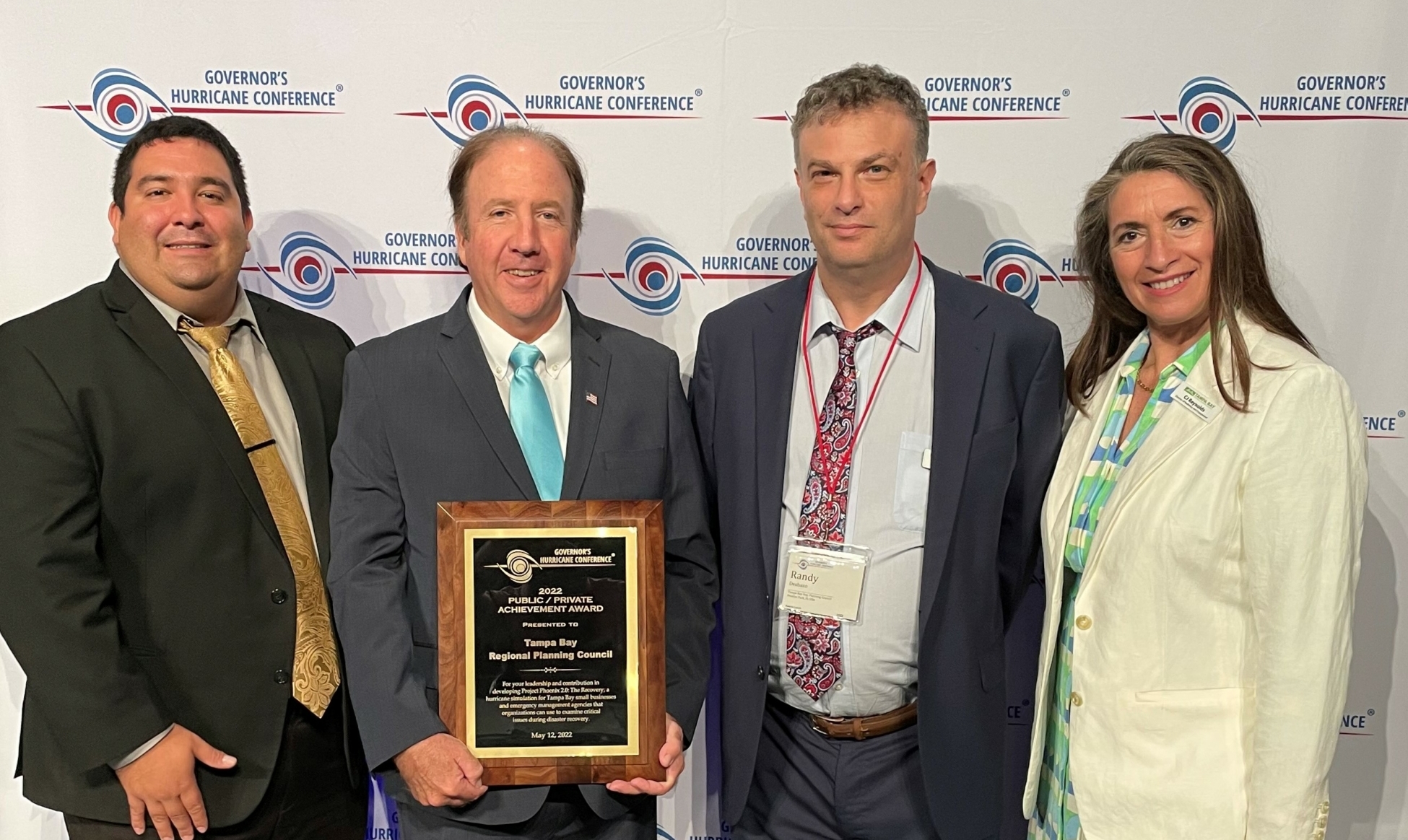 TBRPC is recognized at the 2022 Governor’s Hurricane Conference